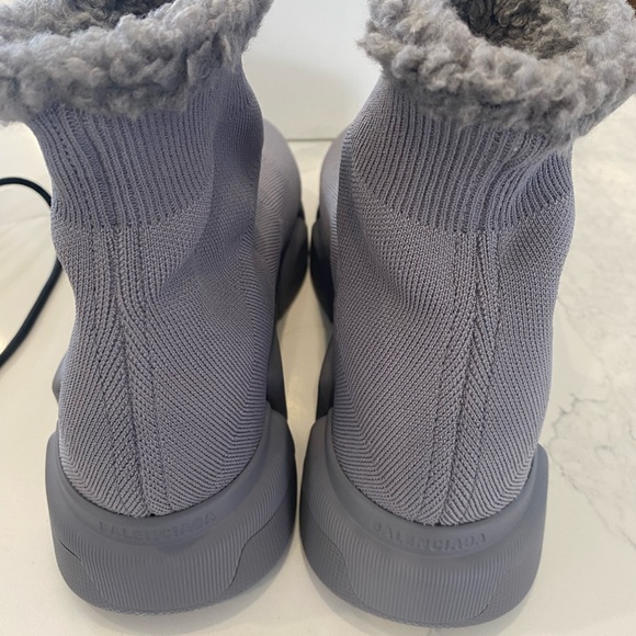 Brand new Balenciaga Speed 2.0 sock-style sneakers grey size 11 - Picture 2 of 5
